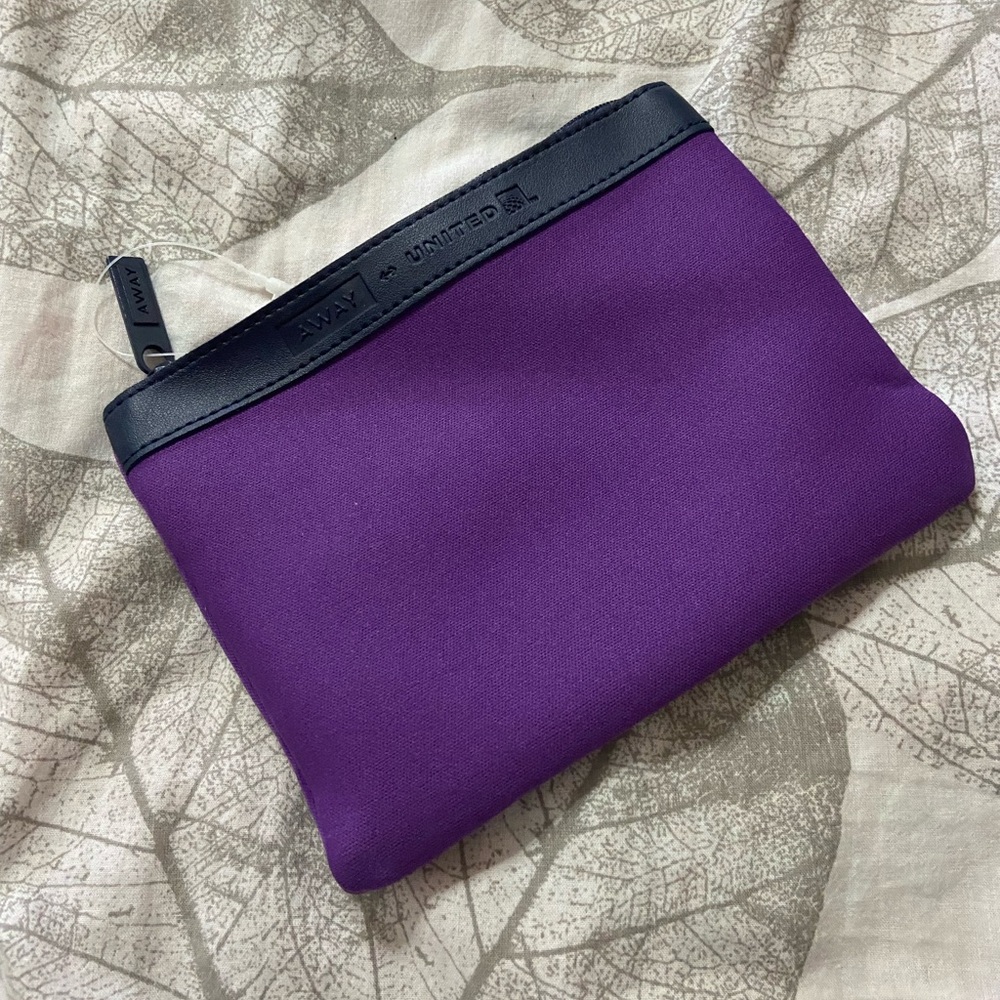 #8- AWAY Purple AMERICAN AIRLINE Amenity Bag